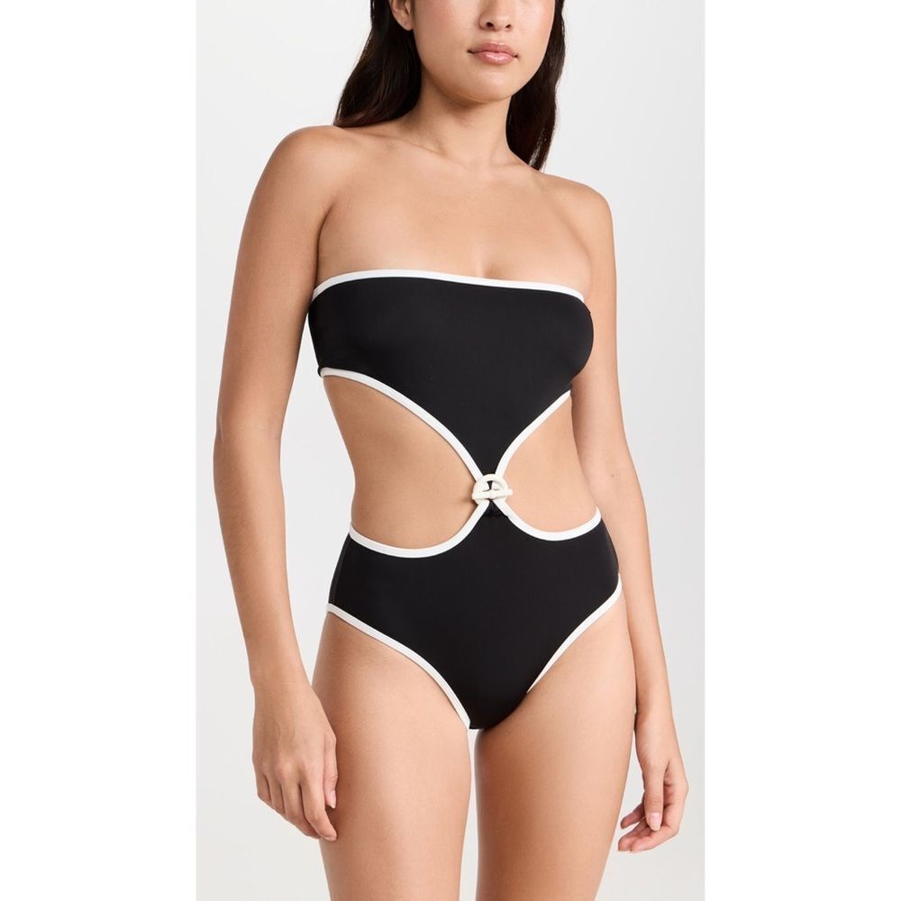 NWT Solid & Striped XS The Bella One Piece Swimsuit Butterluxe Black $198 - Picture 14 of 14